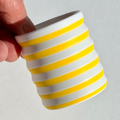 Noriko Masuda 'Oscillate' Yellow 2oz Shot Glass #M1571