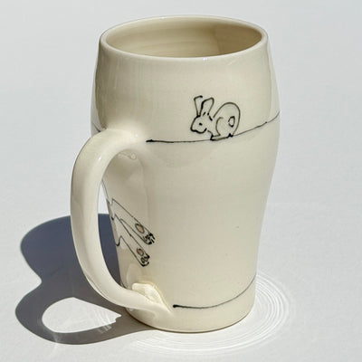 Bronwyn Arundel 14-16oz Rabbit Rider Mug #N2579