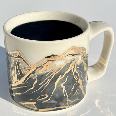 Astrid Kruse 16oz Black Mountain Mug #f1082