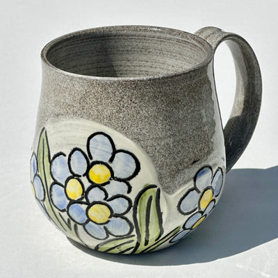 Maaike Charron Round Flower Mug with Forget-me-Nots #N1912