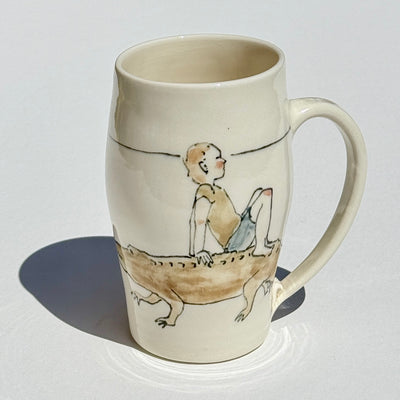 Bronwyn Arundel 14-16oz Alligator/Crocodile Mug #N2583