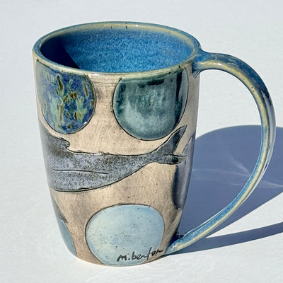 Marla Benton 14oz Whale Mug #M1549