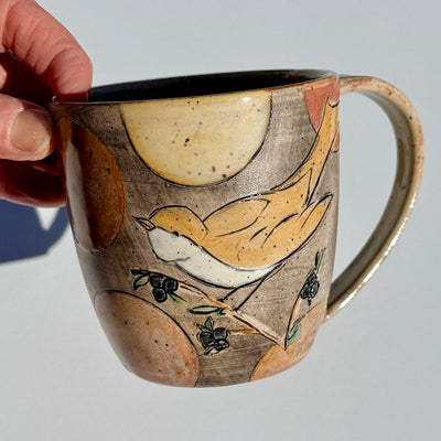 Marla Benton 12oz Bird & Juniper Mug #M1554