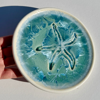Party Plate with Impressed Sea Star #N2817