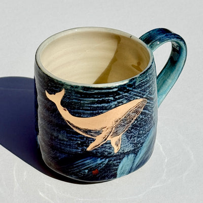 Lesley McInally 10oz Whale Mug #M1669