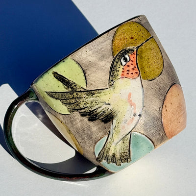 Marla Benton 12oz Hummingbird Mug #M1547