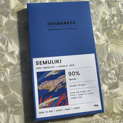 DesBarres Semuliki Forest, Uganda 90% Dark Chocolate Bar
