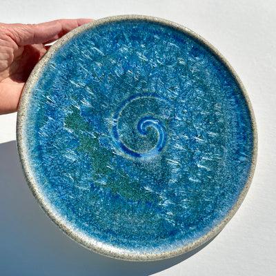 Alexis Templeton Dinner Plate With Beach Sand from Tilting, Fogo #f997