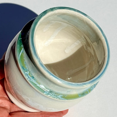 Alexis Templeton 12oz Turquoise Wine Cup #M1611