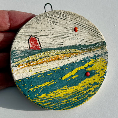 Lesley McInally Medium Round Ornament #N2852