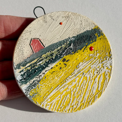 Lesley McInally Medium Round Ornament #N2851