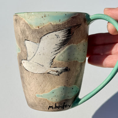 Marla Benton 14oz Seagull Mug #M1536