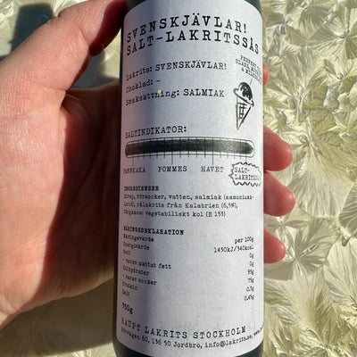 Haupt Liquorice "Svenskjävlar!" Salted Liquorice Syrup