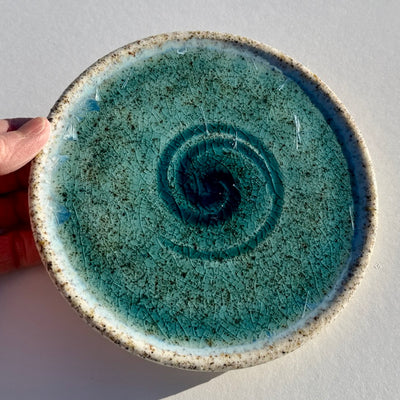Party Plate with Beach Sand from Sally's Cove, Newfoundland #N2878
