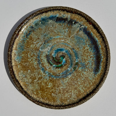 Party Plate with Black Beach Sand from Western Beach, Burgeo, Newfoundland #N2716