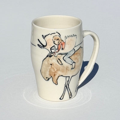 Bronwyn Arundel 16oz Moose Rider Mug #M1601