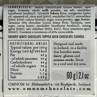 Omnom Cookies + Cream