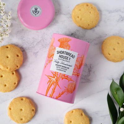 Shortbreads with Spanish Clementine from Shortbread House of Edinburgh Tin