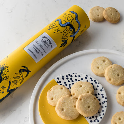 Mediterranean Lemon Shortbreads from Shortbread House of Edinburgh Sara Miller Tin