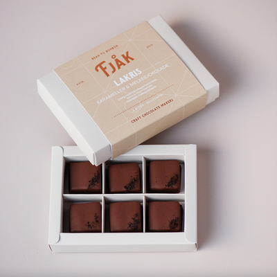 FJÅK Chocolate Coated Licorice Caramels