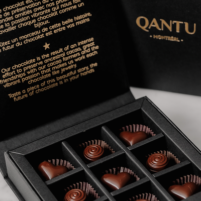 Qantu Hazelnut Praline Box