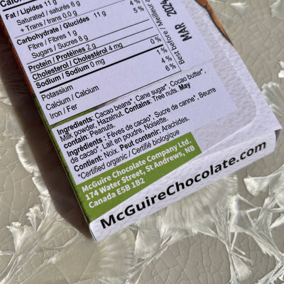 McGuire Hazelnut Milk Chocolate 48%