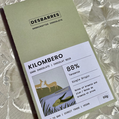 DesBarres Kilombero, Tanzania 88% New 60g Bar