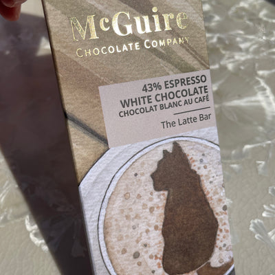McGuire Latte Bar Creamy 42% White Chocolate