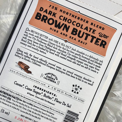 Dick Taylor Brown Butter with Sea Salt and Nibs