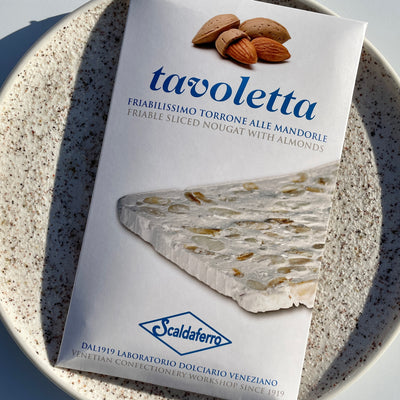 SALE - Scaldaferro Tavoletto Torrone Bar with Almonds