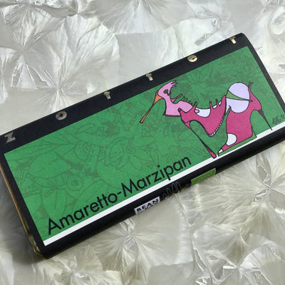 Zotter Amaretto-Marzipan Filled Dark Milk Chocolate Bar